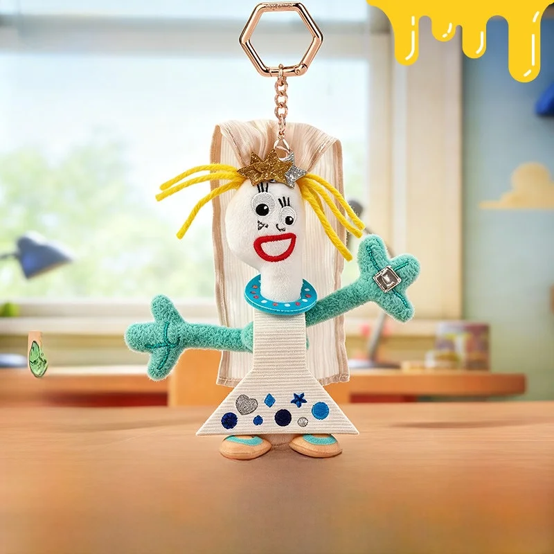 Potdemiel Toy Story Forky Knifey Plush Keychain Cute Cartoon Doll Bag Pendant Soft Charm Couple Ornament Valentine's Day Collect view 3