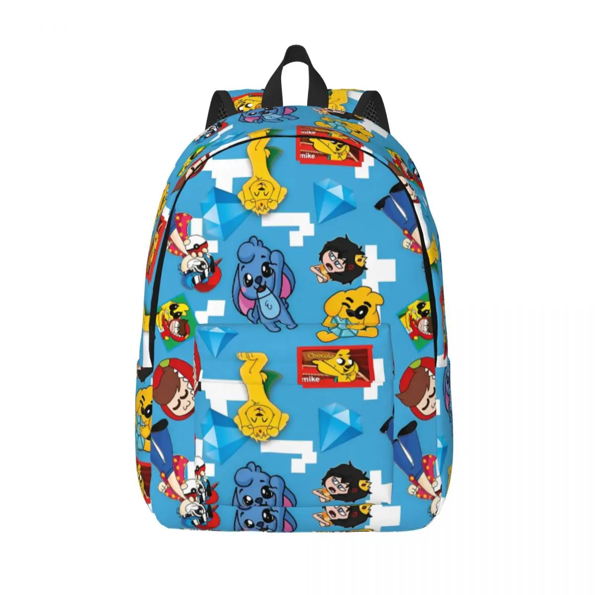 

Mikecracks Game Backpack Elementary High College School Student Cartoon Bookbag Teens Daypack Durable