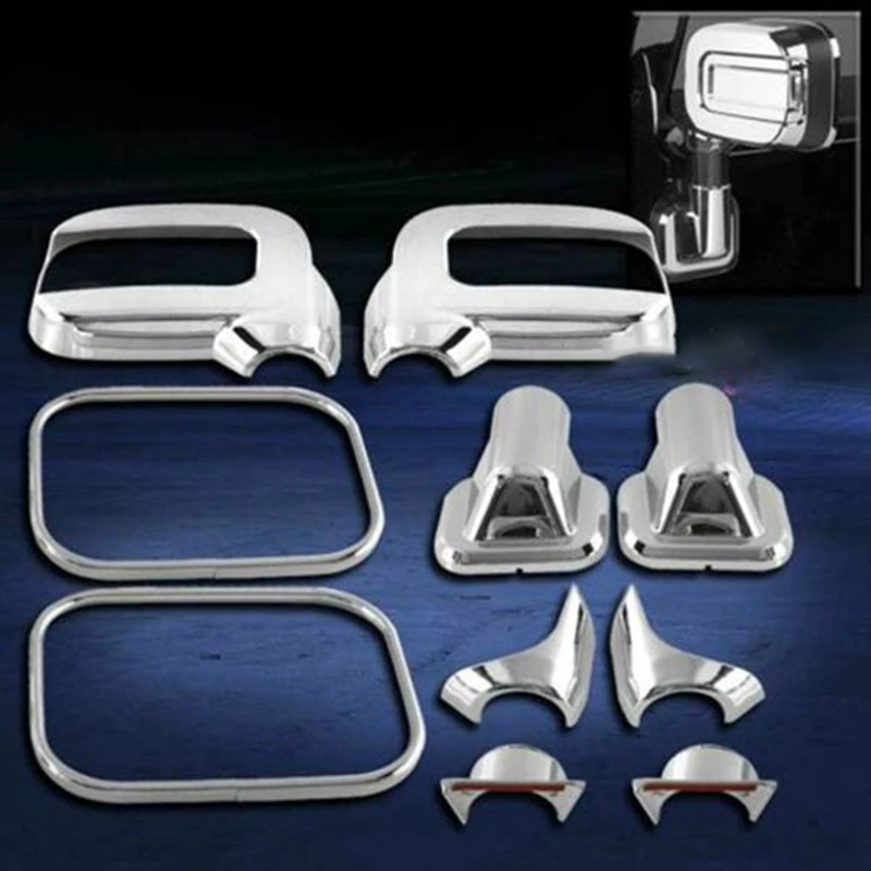 

1Set Mirror Cover Door Trims Rearview Turn Siganl Cap For HUMMER H2 SUV SUT 06-09