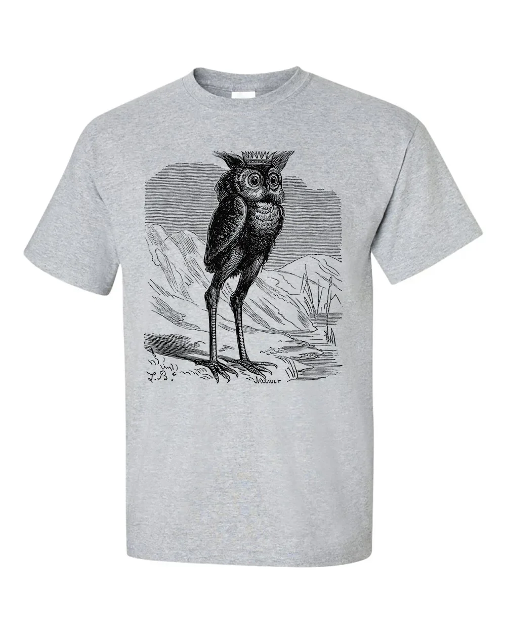 Stolas Demon Owl By Louis Breton Goblincore Cotagecore T-Shirt