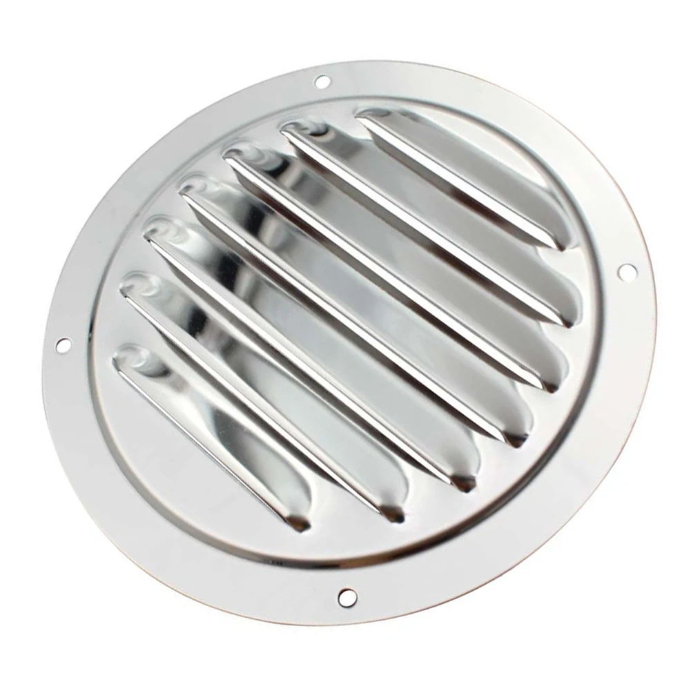 

316 Stainless Steel Louvre 4/5inch Ventilator Air Vent Grille Cover Metal Duct Ventilation Home Improvement Ventillator Parts