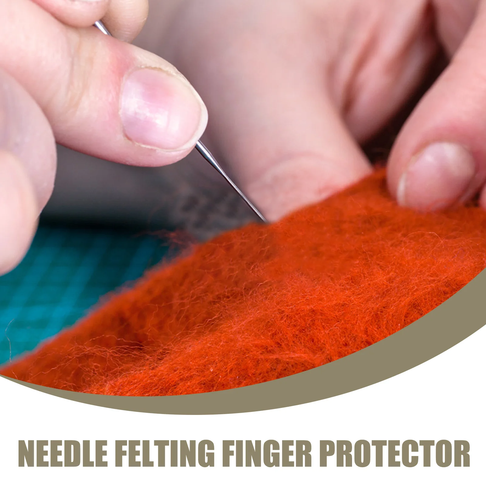 10Pcs Embroidery Finger Cots Sturdy Thimble Protector for Felting Sewing Knitting DIY Craft Needlework Essential Tools