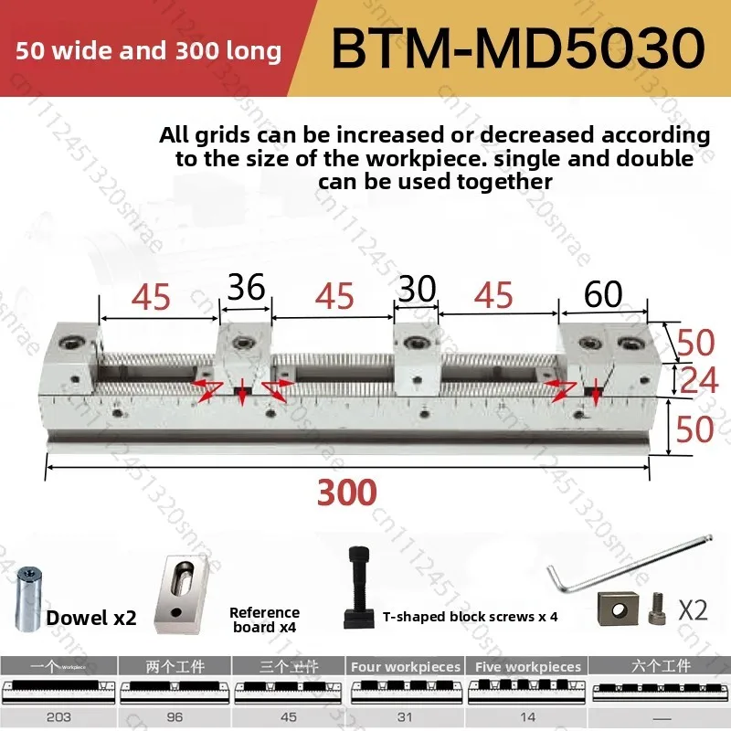 Multi-position Vice CNC Multi-position Fixture Tooling Machining Center Flat Mouth Pliers Parallel Precision Four-axis Vice
