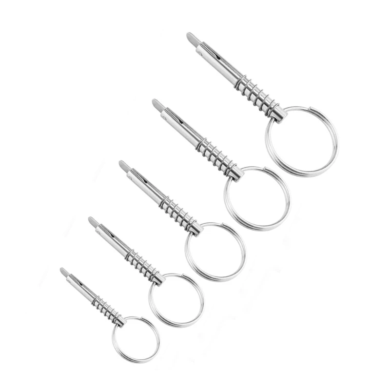 Marine Quick Release Pin in Stainless Steel with Loop Handle Lock for Boat Hardware Repair and Fastening Use H9EE