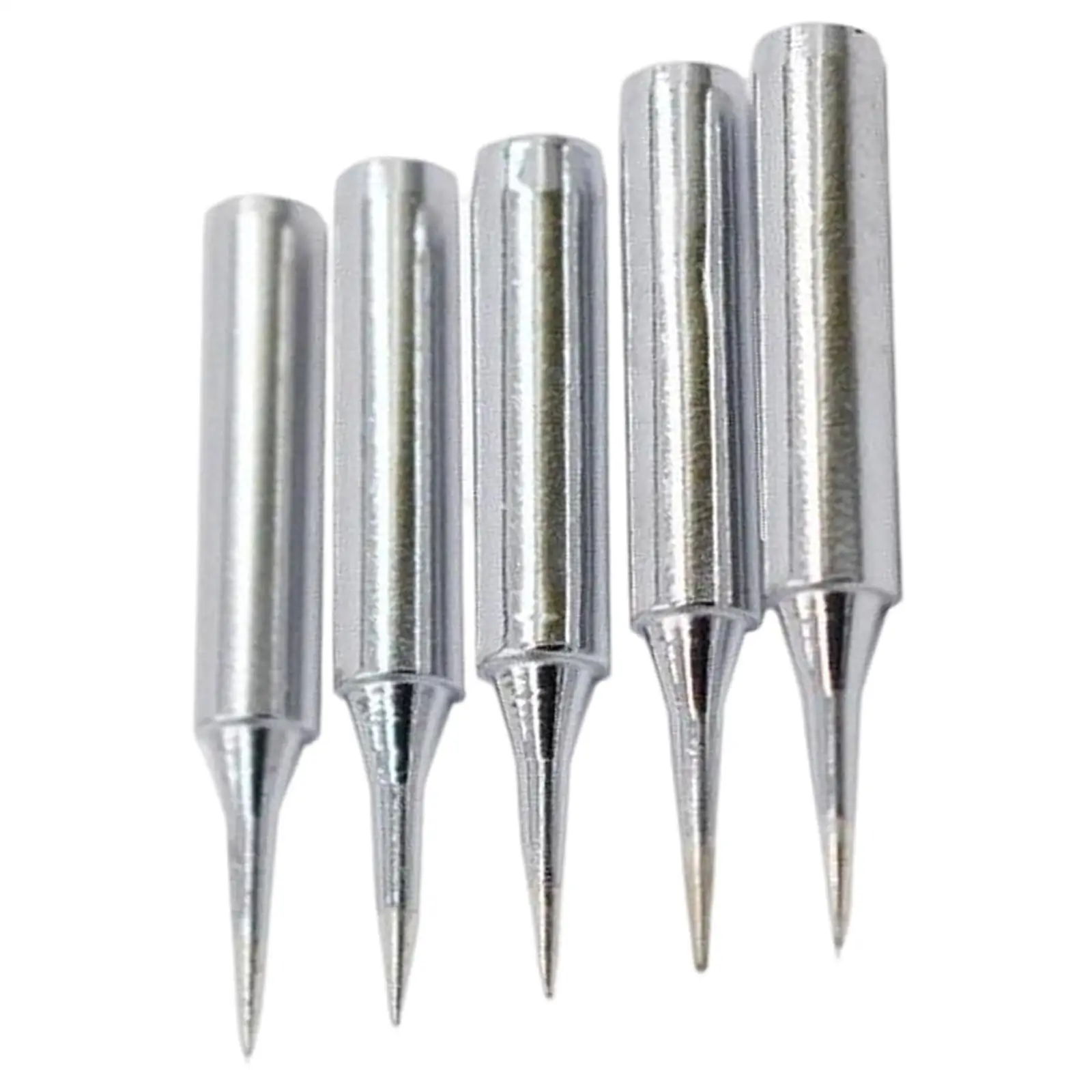 5Pcs Copper Soldering Iron Tips Replacement Soldering Head Accessories