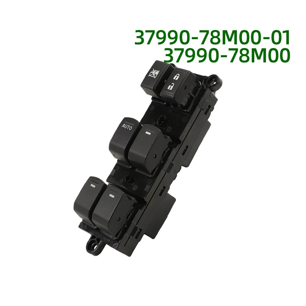 Interruptor maestro de elevalunas eléctrico 37990-78M00-01 para Suzuki Vitara S-Cross Alivio Ciaz 2015 a 2023 LHD, pieza de repuesto