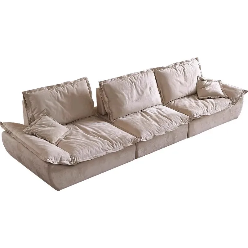 

Sofa living room light luxury modern simple cream style