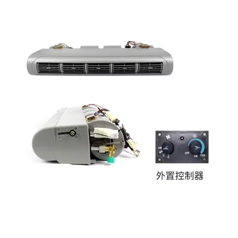 12V 24V Car Air Conditioner Evaporator Assembly for Commercial Truck RV Modified Vehicle Cooling System Core Unit Replacement