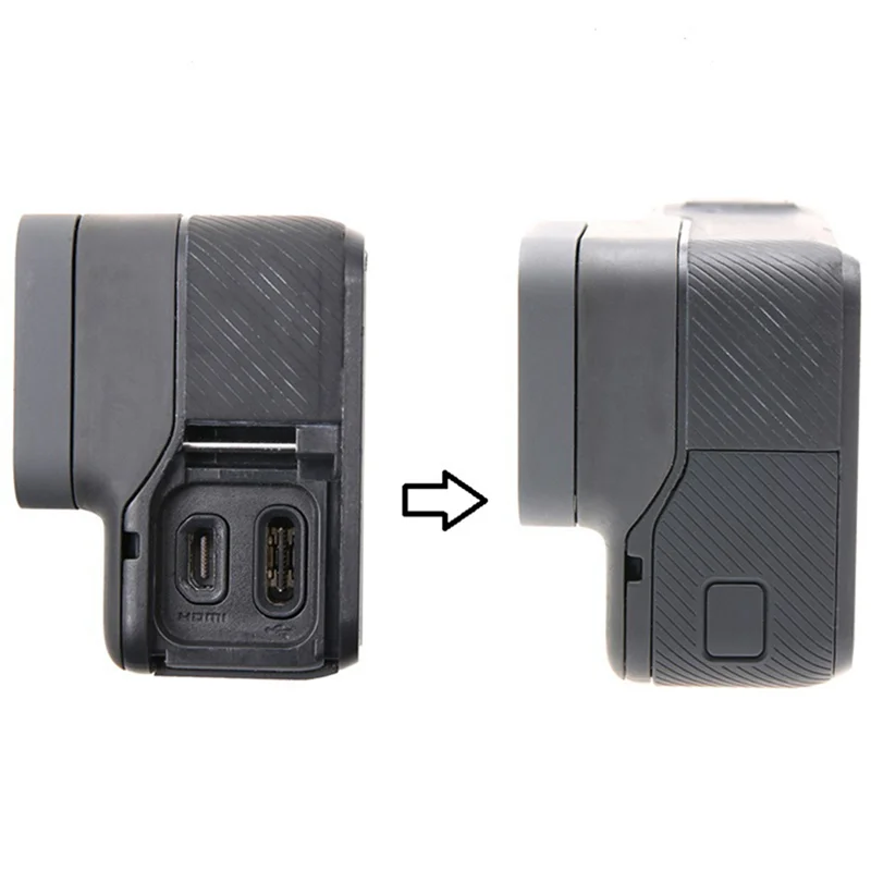 Pengganti USB-C pintu samping Mini HDMI Port bagian reparasi penutup samping Untuk GoPro HERO5 HERO6 Hero 5 6 untuk Aksesori Go Pro