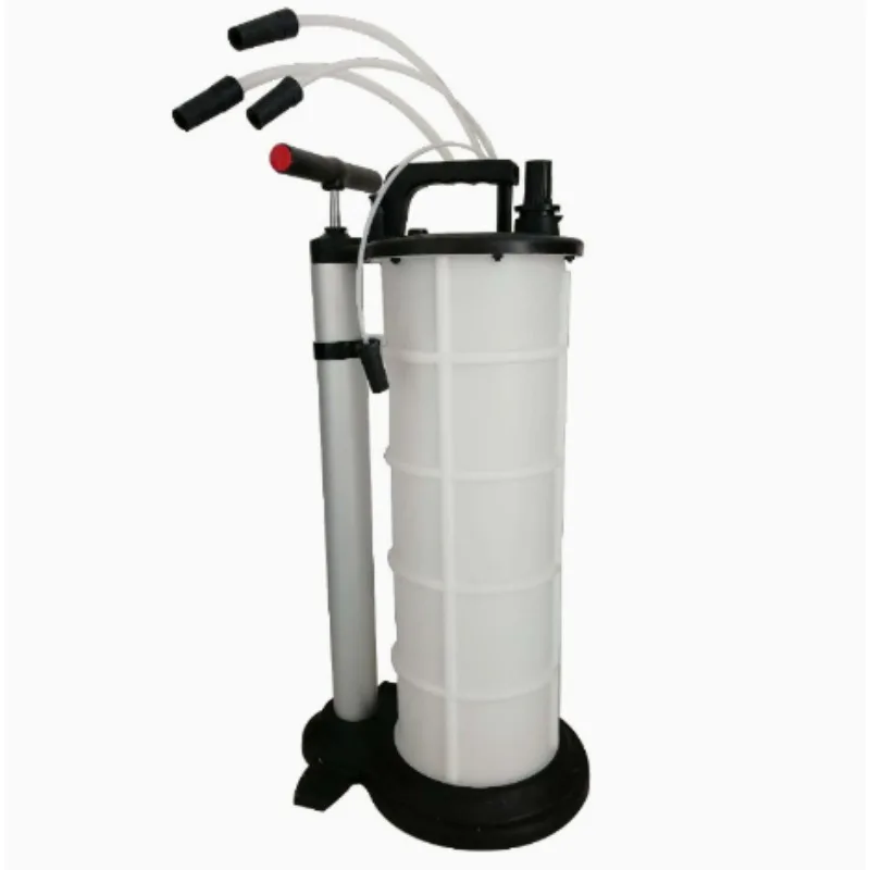 Manual Engine Oil Extractor Pump, Hand‑Operated Fluid Suction Transfer Tool for Motor Oil, Brake Fluid and Gear Oil Replacement