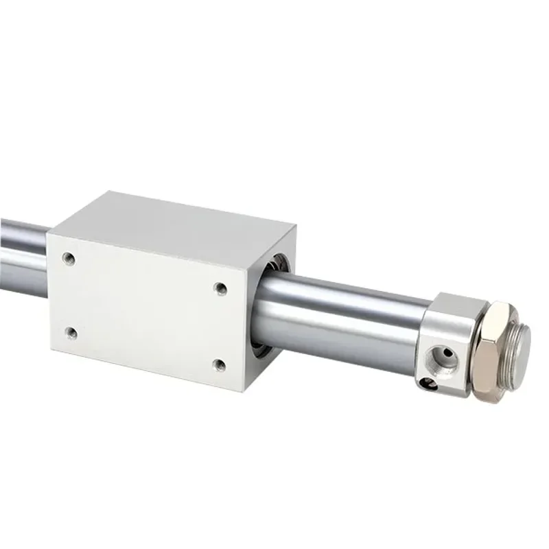 RMS Series Air Cylinder 10/16/20/25/32 40mm Bore Rodless Magnetic Cylinders 50 100 150 200 250 300mm Stroke Pneumatic Cylinder