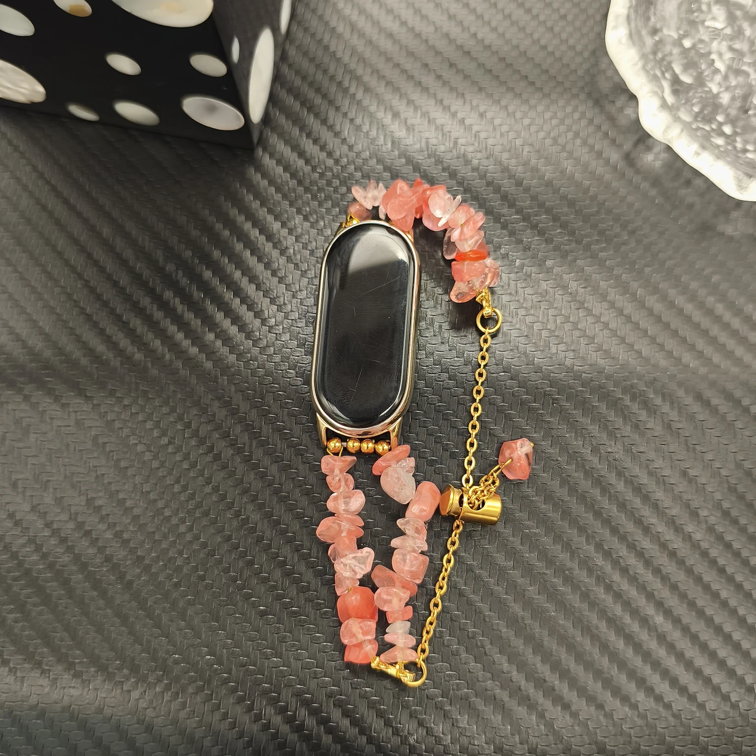 Fortschrittliches unregelmäßiges Kristallstein-Armband für Redmi Watch 4/5/6 für Xiaomi 8 9 10 Pro Mädchen-Armband für Huawei-Armband 8/9/10 – Detail 11