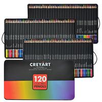 Professional 120 Adult Artist Colored Pencils Set Iron Boxed 120 Colors Pencils High Quality Colored Pencil Set Painting