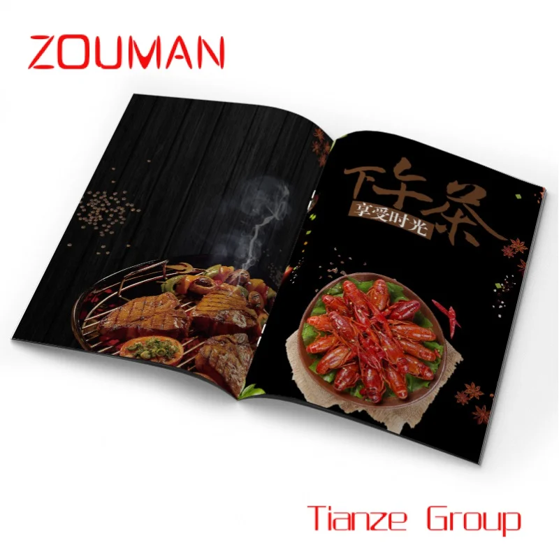 Custom , cheap paper printing flyers advertising magazine foldable printed booklets brochure catalogue instruction manual