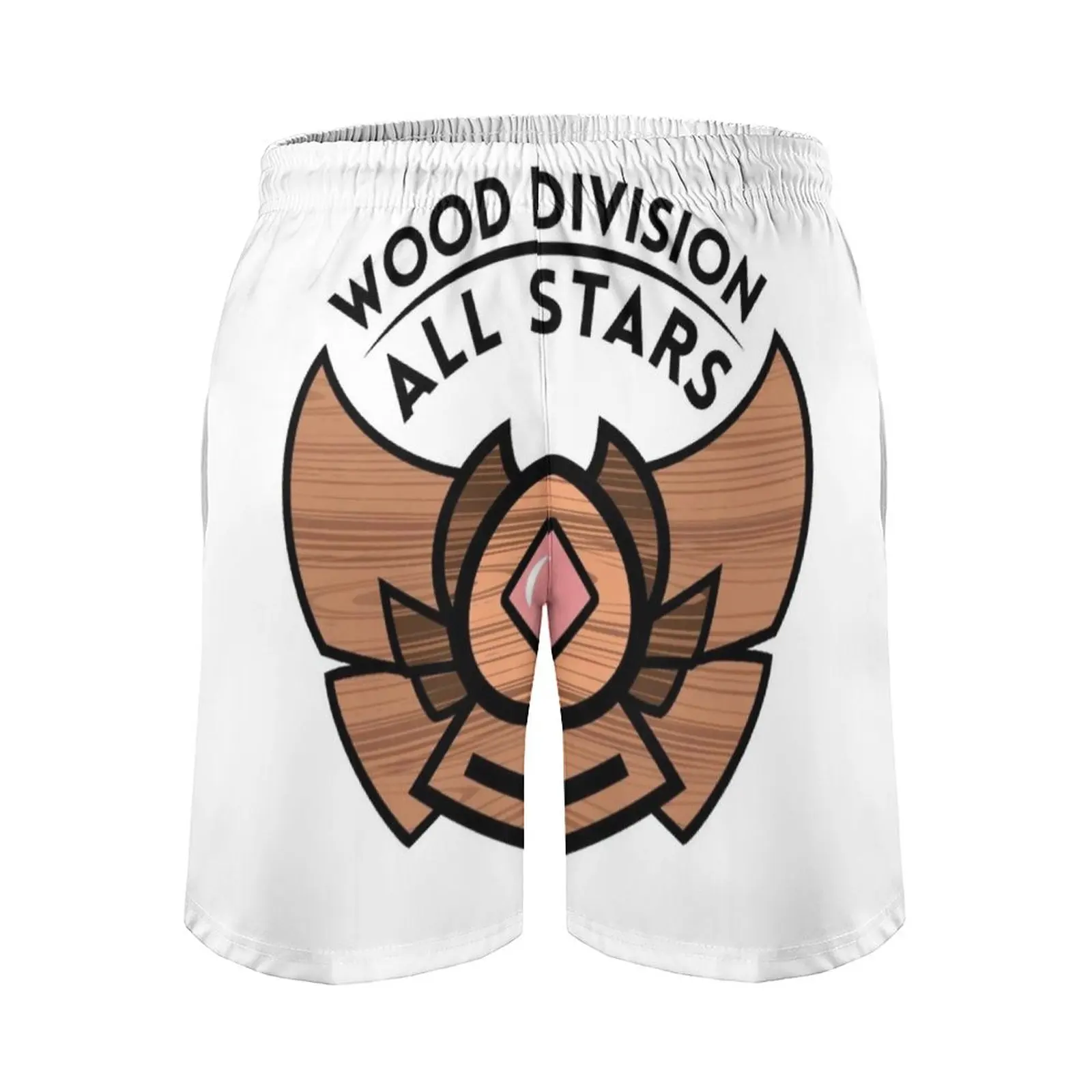 Wood Division All Stars Men's Beach Shorts Board Shorts Bermuda Surfing Swim Shorts Bronze Wood V 5 Ahri Lol Blitzcrank Tsm