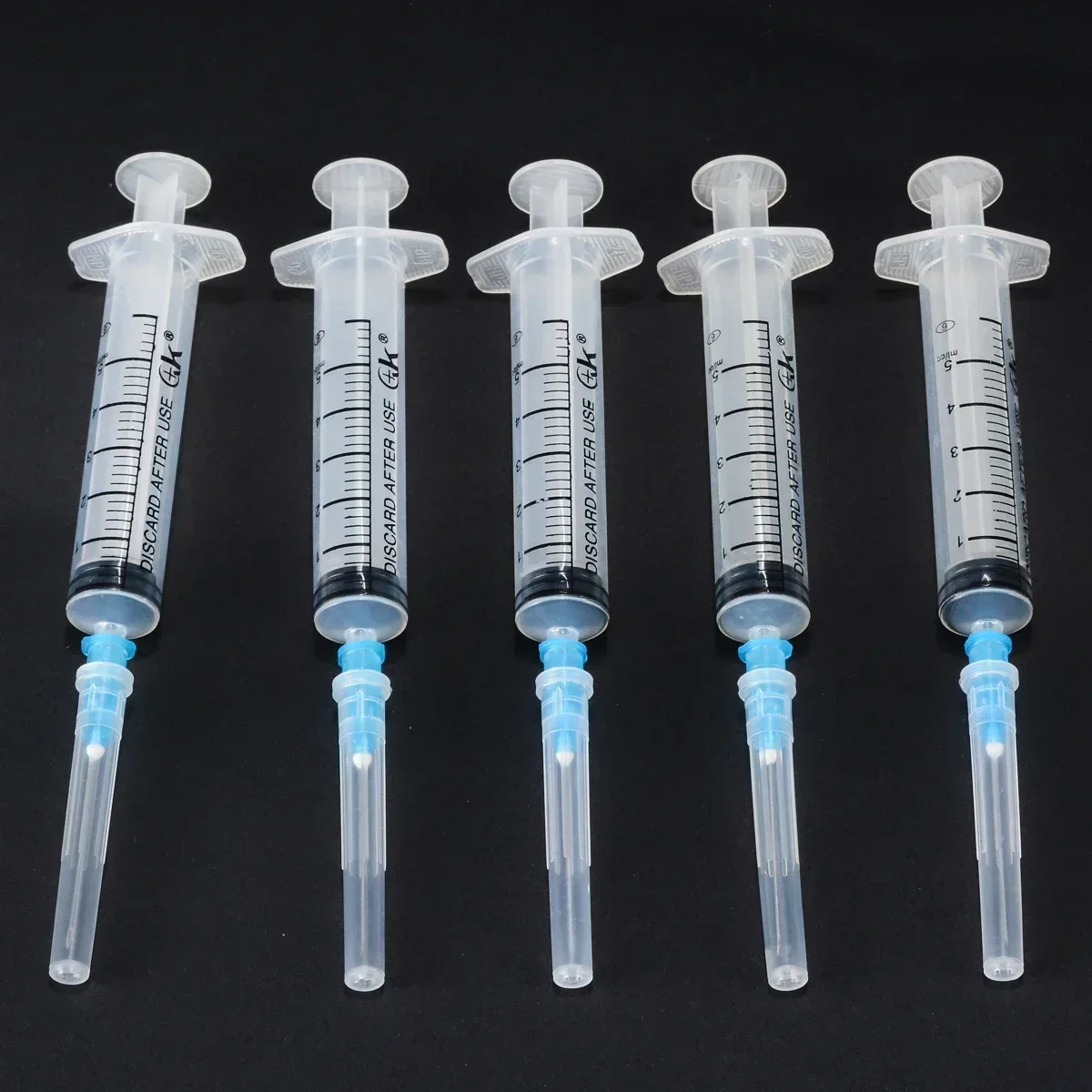 Past End 5ml And Syringe Sharp Storage For Glue Set Soldering Sharp Syringe Oil Needle Plastic Cap With 5