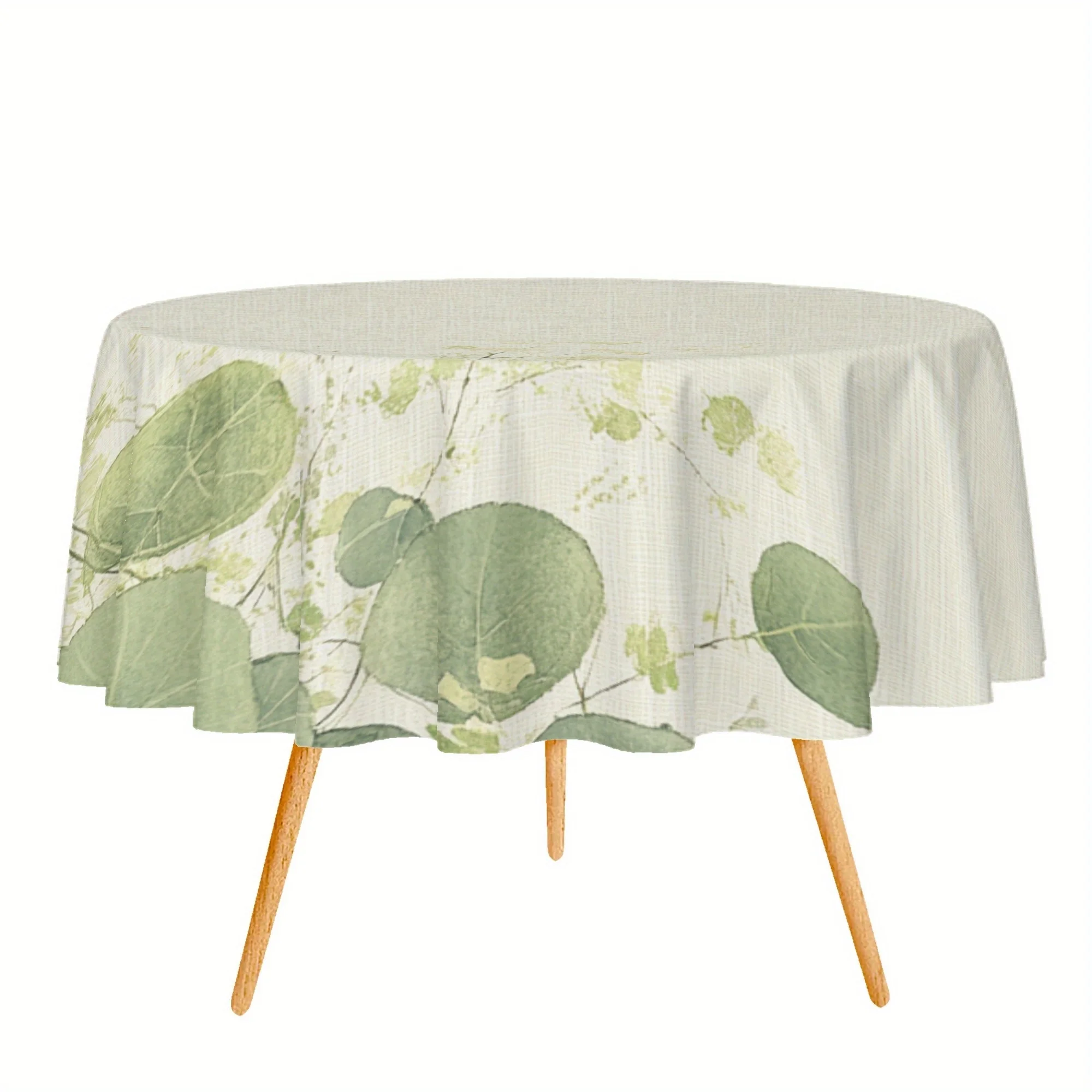 One round tablecloth - suitable for round tables - fits a 60-inch round dining tablezyc
