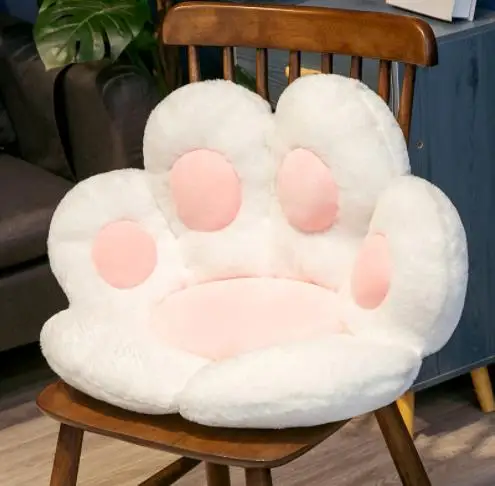 70*60cm Kawaii Katze Pfote Plüsch Spielzeug Nette Weiche Angefüllte Boden Kissen Stuhl Sofa Butt Pad für Home Zimmer Dekoration Büro Nickerchen Puppen