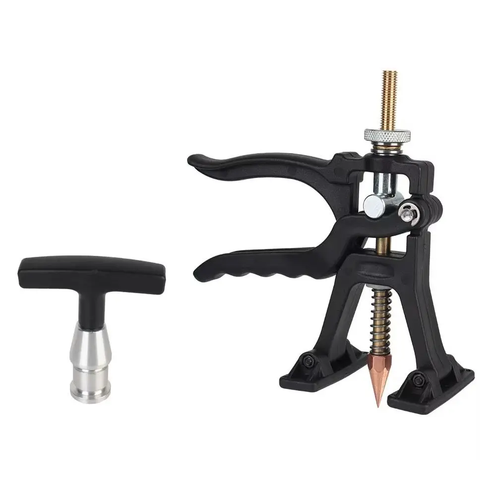 No Putty Sheet Metal Dent Puller with Base 360° Rotary Handle Small Leveling Bar Lifter Accurate Nylon Car Body Fine Repair Tool