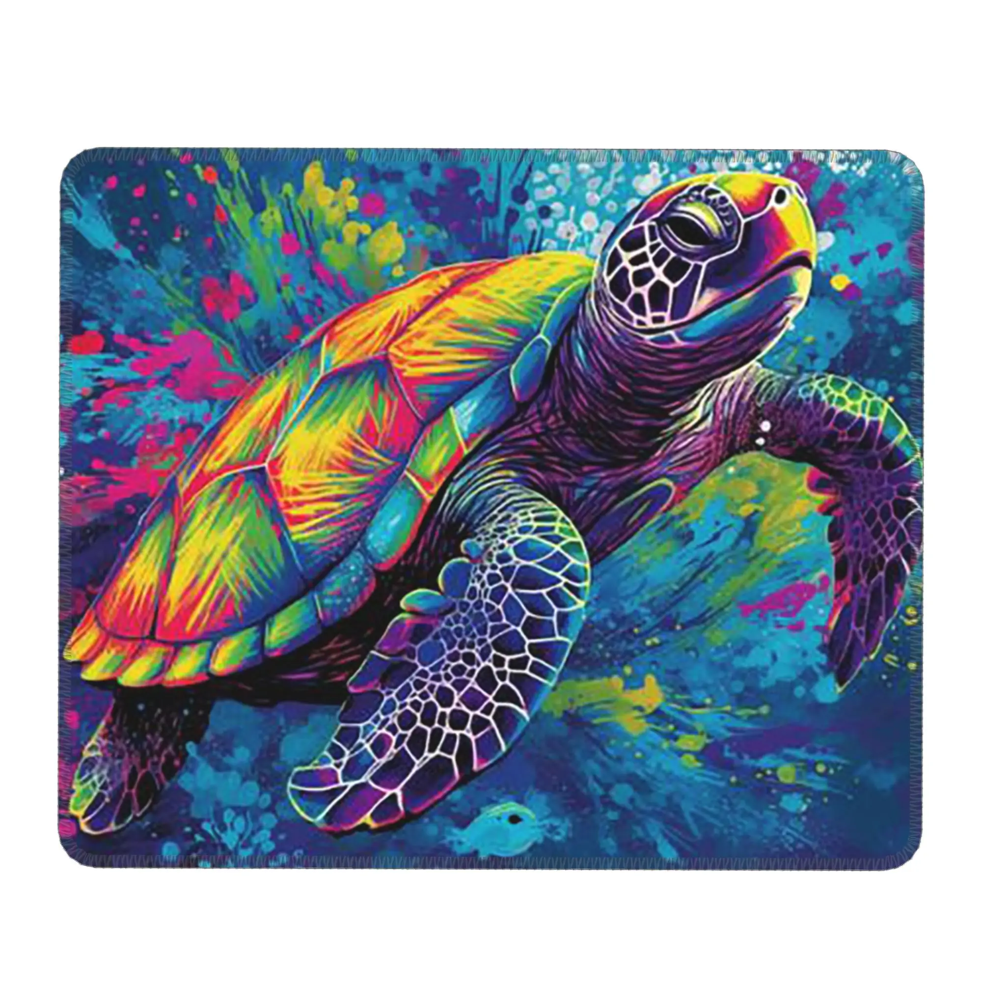 Vibrant Colour Ocean Turtle And Seaweed Mouse Pad Computer Keyboard Mouse Mat Gamer PC Laptop Desk Mat Office Table Mats