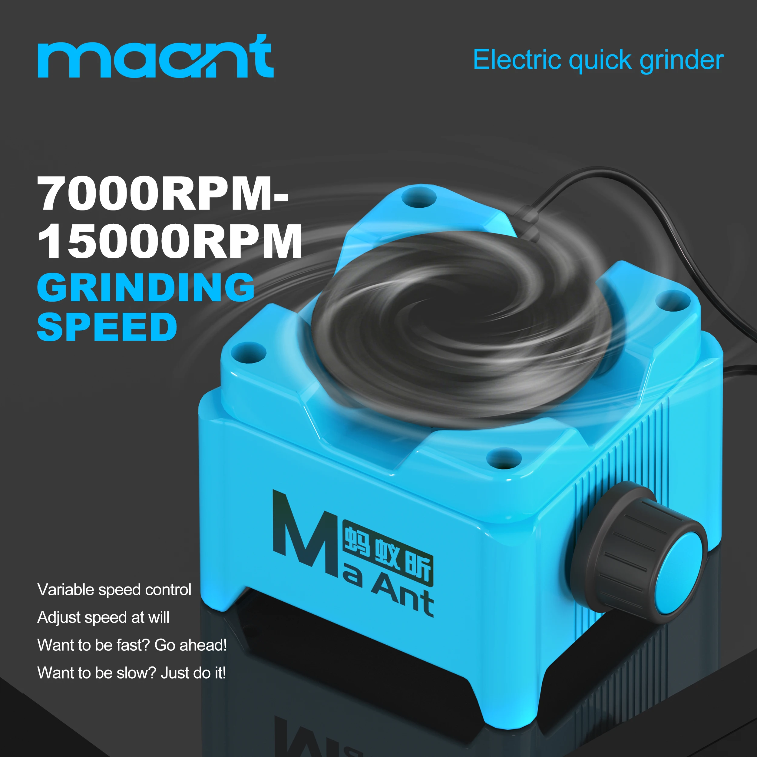 MAANT KM1 Mini Electric Grindi - Phone Sanitizer Uv recension och pris