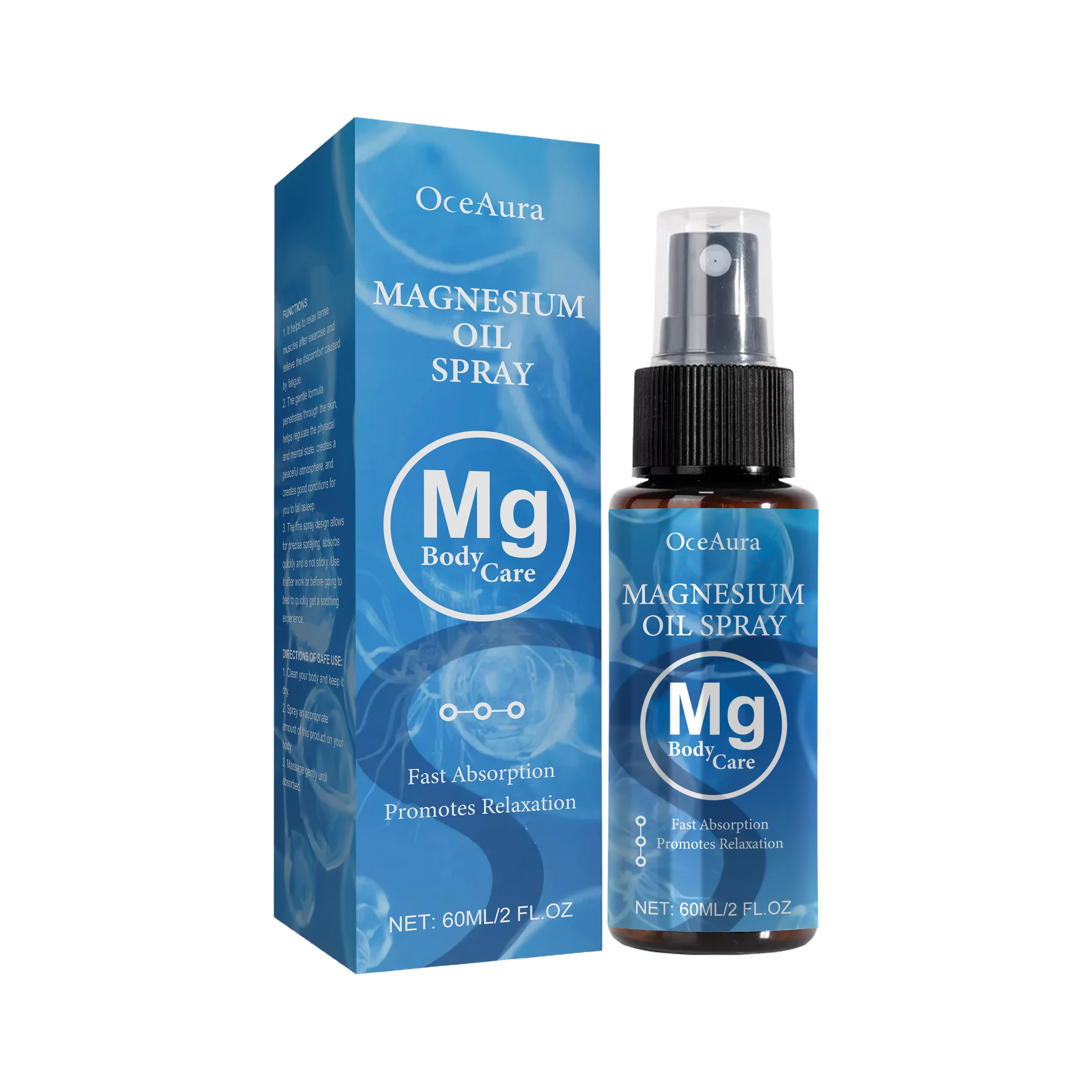 Magnesium Oil Soothing Spray, Gently Relieves Daily Body Discomfort, Nighttime Sleep Care & Skin Nourishing Mist view 6