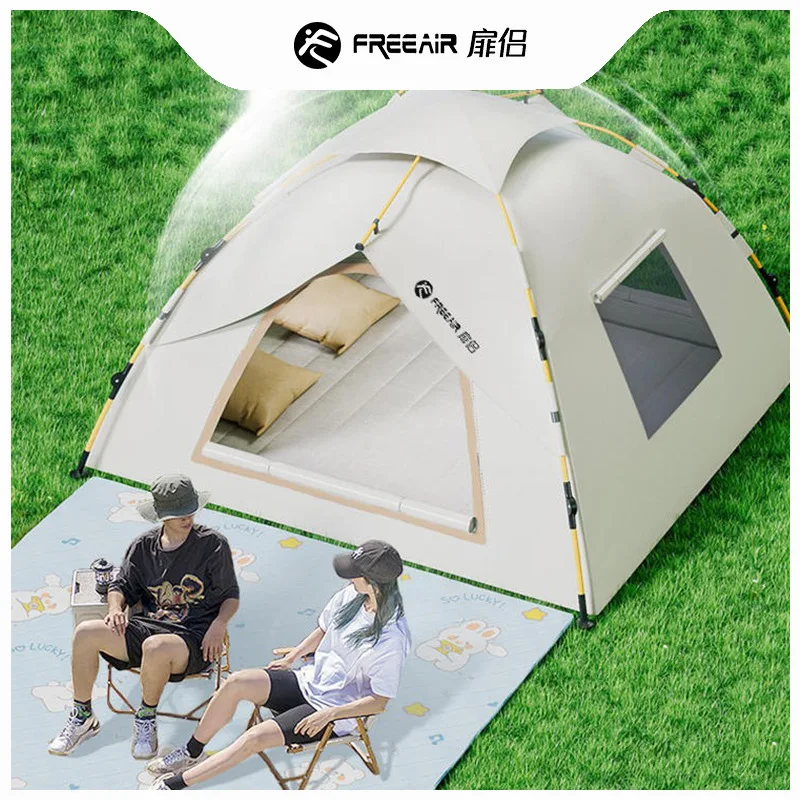 Outdoor Folding Camping Tent Portable Waterproof Sunshine-proof Automatic Easy Setup Tent For Camping Beach Picnic Barbecue