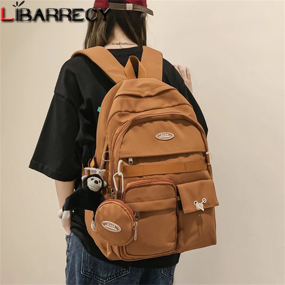 Trend ige Dame Nylon grün wasserdicht Schule Rucksack Mode Frauen niedlichen Mädchen Laptop Buch Tasche weibliche Reise College Rucksack Bolsos