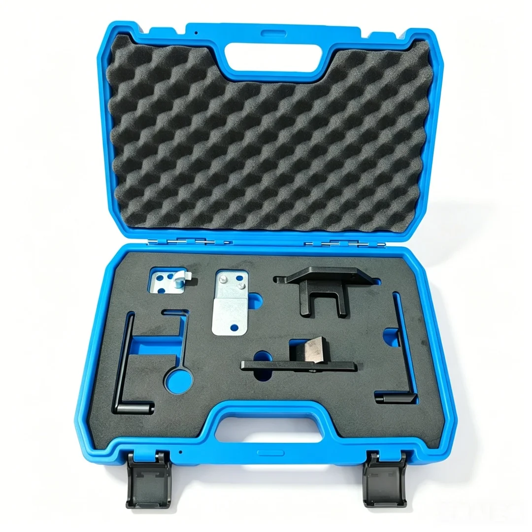 Kit di 8 utensili per la regolazione della distribuzione 1.2 GDI, strumento di bloccaggio dell'albero a camme del motore, strumento di allineamento dell'albero motore per motori a benzina da 1.2L, set