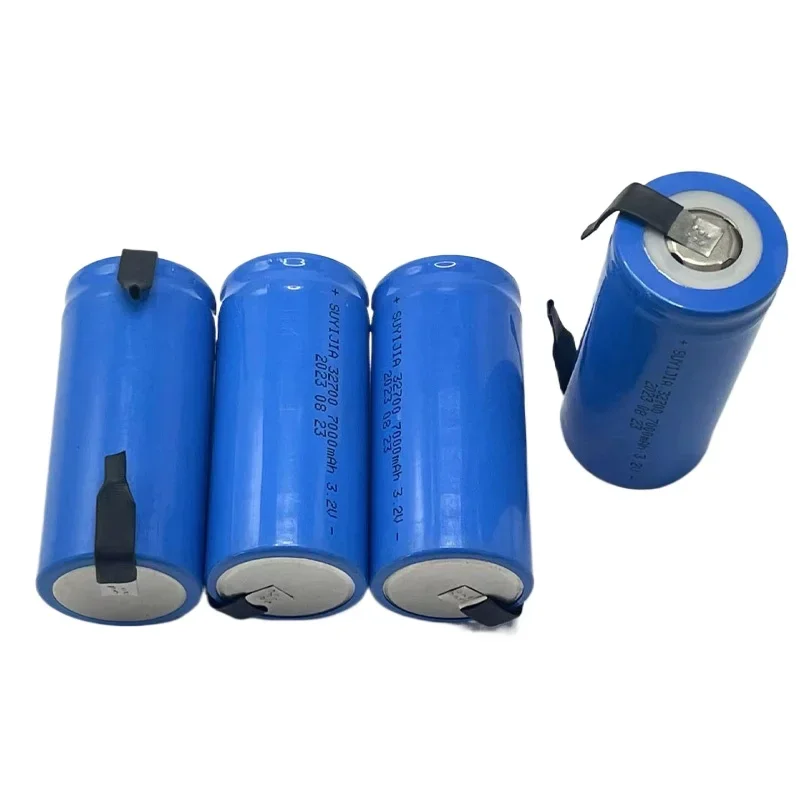 1-6pcs SUYIJIA 3.2V 32700 7000mAh LiFePO4 Battery 35A Continuous Discharge Maximum 55A High Power Battery+DIY Nickel Sheets