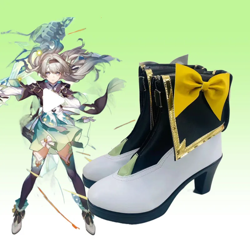 

Game Honkai Star Rail Firefly Cosplay Shoes Boot For Halloween Carnival Role play Customized Anime character prop shoes