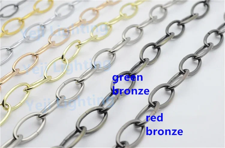 1m iron shape chain for Vintage Chandelier Ceiling rose Hanging Chain Pendant Lamp retro lamp holder lighting accessories