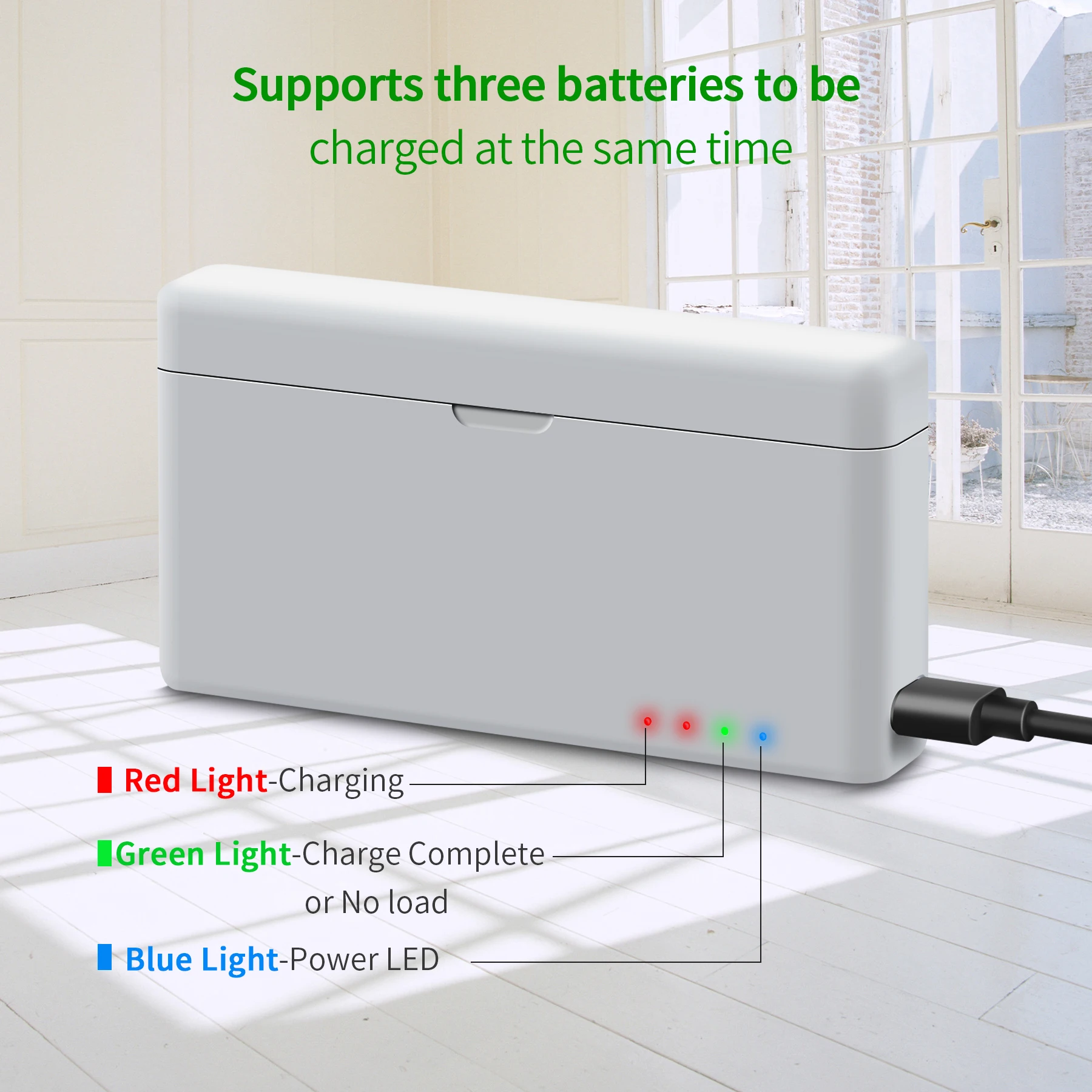 Charger for DJI Action3/Action 4, Battery and Charger, Rechargeable Battery, Charger Accessories , Remote Control Accessories