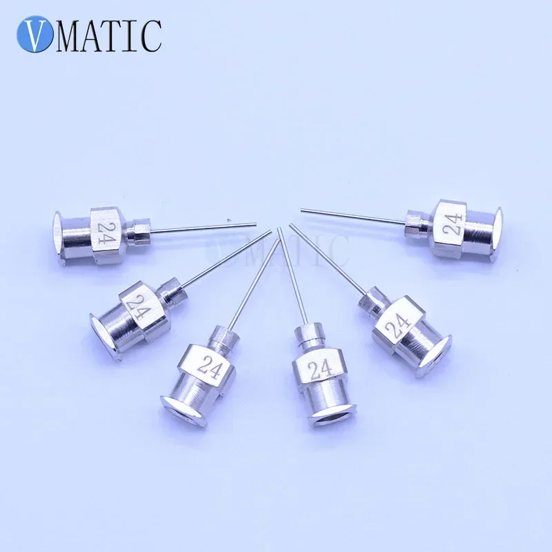 Frete grátis 12 peças agulhas de aço inoxidável 24g de comprimento da ponta de 0,5 polegadas