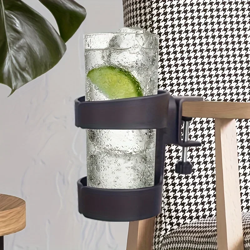 Space Saving Under Table Cup Holder - Durable Plastic, Suitable for Office and Home Use