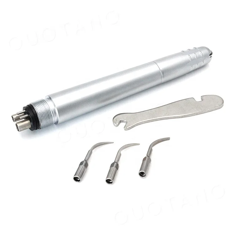 High Frequency den tal Needle Tooth Air Scaler Handpiece / Air Scaler