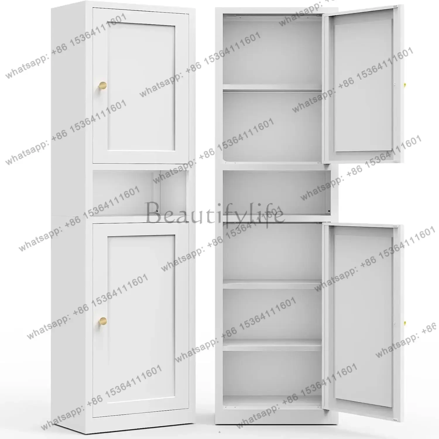 Factory Direct 67" Tall Narrow Storage Cabinet,Bathroom Cabinets, Customized