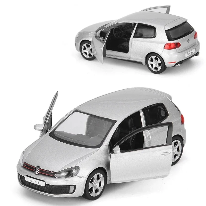 1:36 Volkswagen Golf 6 GTI Toy Car Diecast Miniature Model SUV Pull Back Doors Openable Educational Collection Gift Kid