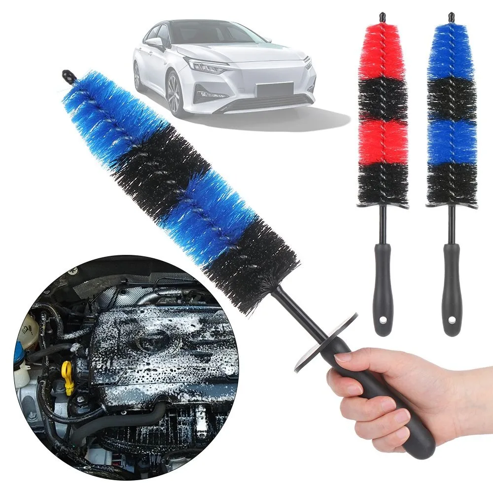 Kit Car Truck Motor Engine Grille Wheel Rim Detailing Brush Car Wheel Brush Cleaner