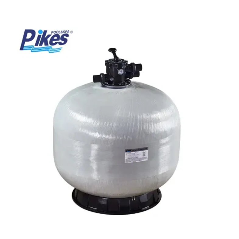 PIKES mejor precio de fábrica montaje superior piscina agua tierra fibra de vidrio filtro de arena bomba piscina agua sílice filtración de arena