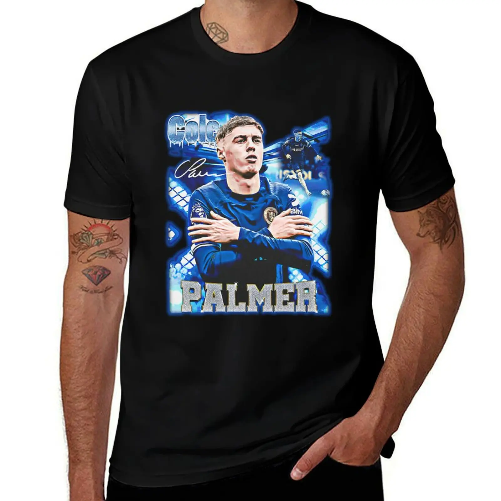 

Cole Palmer Football Player T-Shirt man t shirts graphic t shirts for man pack white T-Shirt