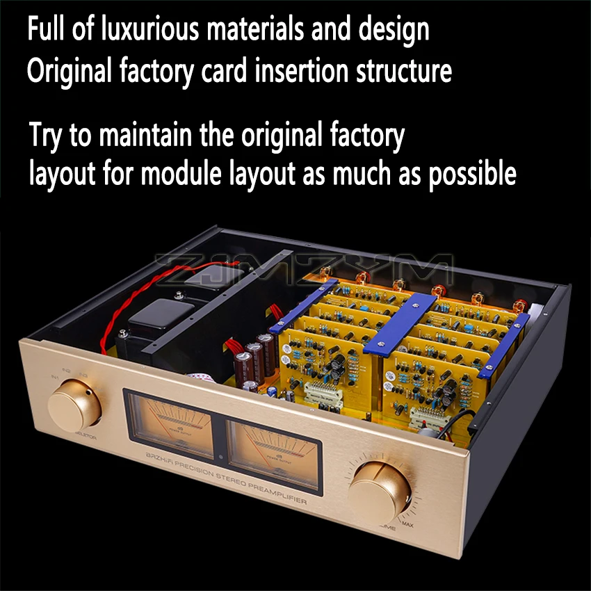 مرجع-مضخم صوت بجهاز تحكم عن بعد ، دائرة ، متوازنة بالكامل ، HiFi ، نهاية عالية ، نهاية ، way V ، ou V ، RCA x 2 ، XLRx2 #2