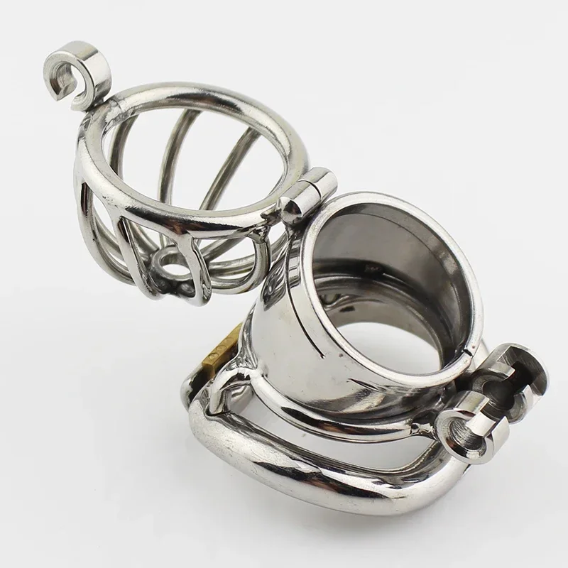 Male Chastity Cage Metal Penis Locked In Chastity Belt Device Men Cock Cage Urethral Stretcher Catheter Sex Toys Adult Toys Men