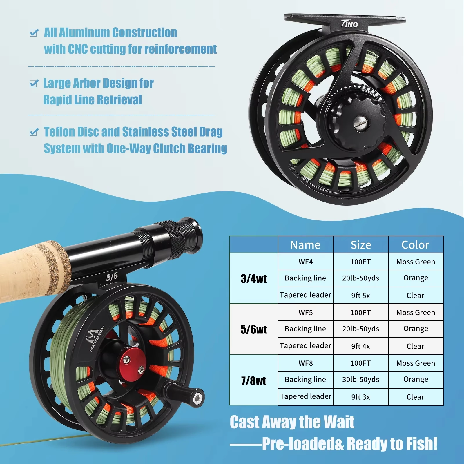Maximumcatch Extreme X Kit de pesca con mosca rápido, con accesorios - imagen 3