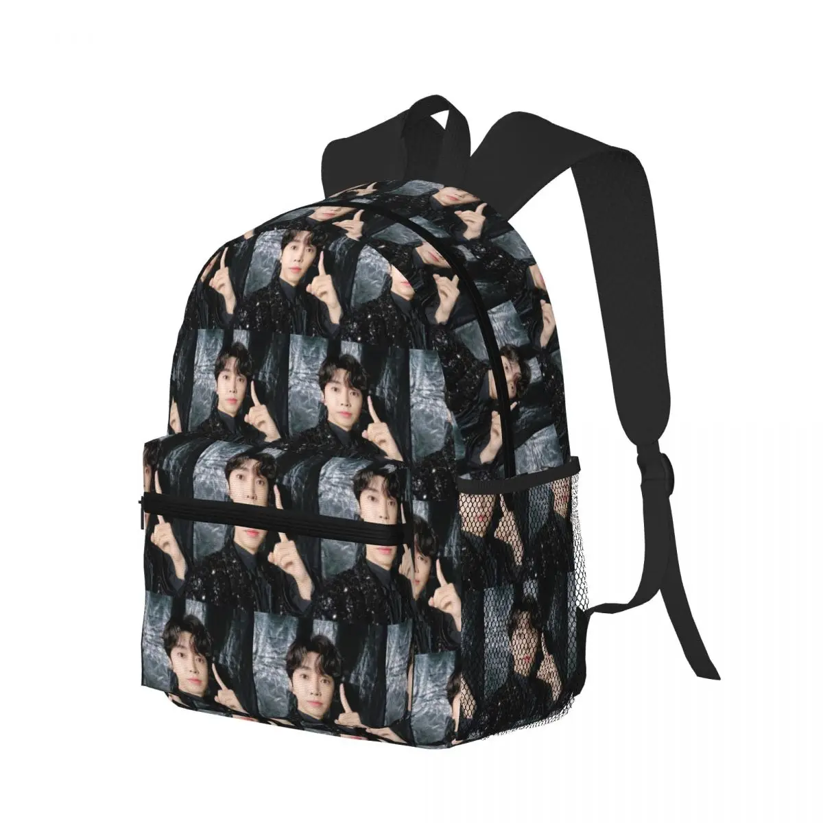 

Lim Young Woong Student Backpack School Bag Hiking Travel Daypack for Men Women Bookbag Shoulder Bags