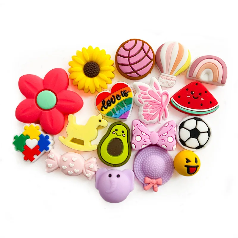 20/50pcs Cartoon Mini Silicone Beads Food Grade Car Focal Beads For Jewelry Making DIY Nipple Chain Pen Handmade Accessories