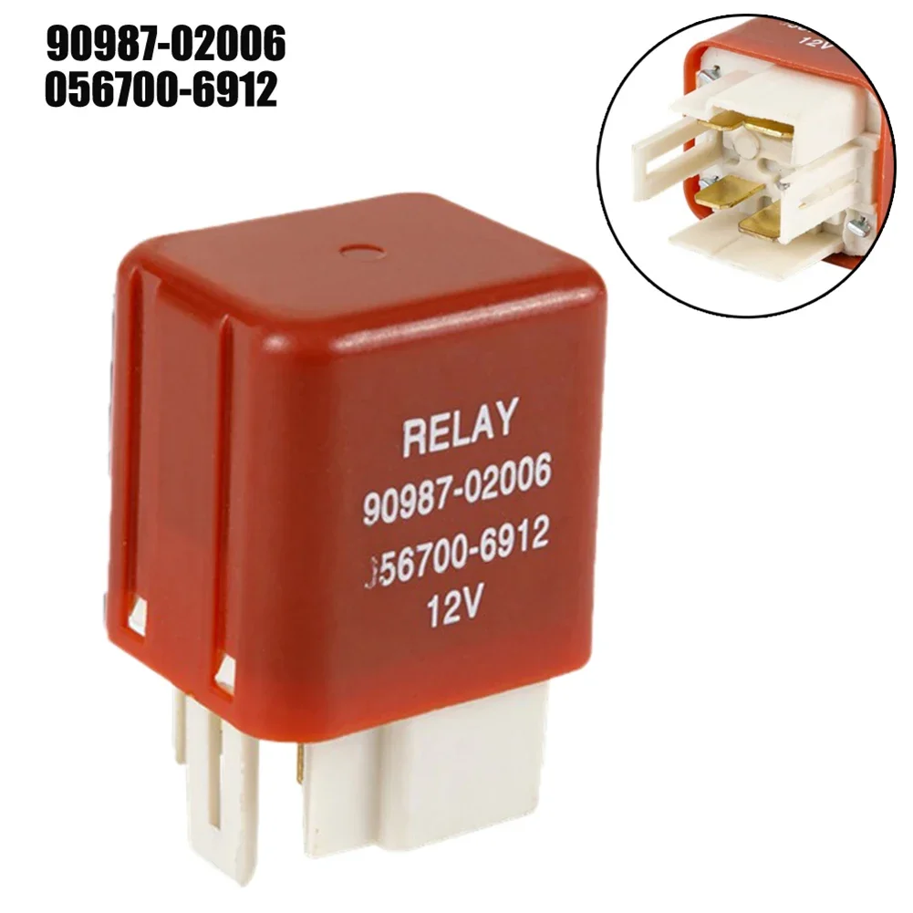 12V-4Pin For Toyota Water Tanks Fan Relay 90987-02006 056700-6912 90987-02011 Car Accessories High-Quality Durables Relays