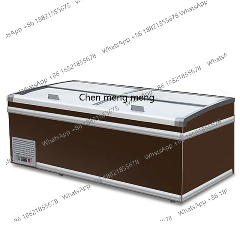 

Commercial combination Island cabinet Shopping mall quick-freezing cabinet Hotel seafood ingredients frozen display cabinet