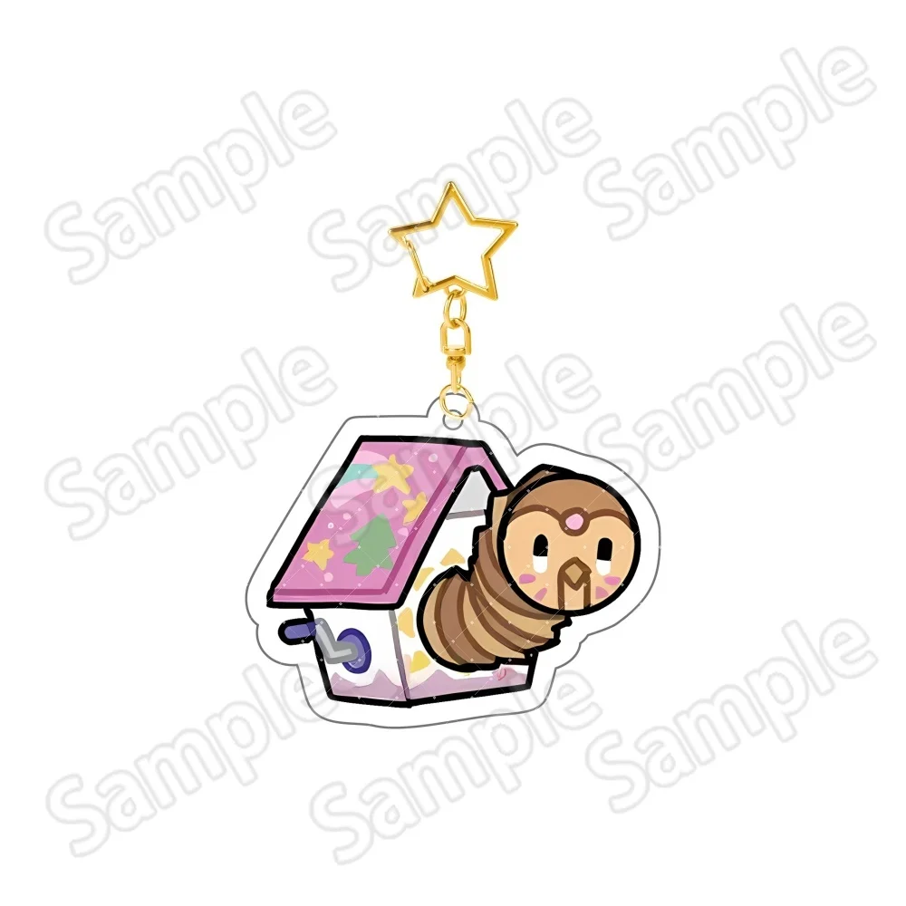 The Owl House Amity Blight Luz Noceda Hunter Q Version 6cm Acrylic Keychain Anime Character Bag Pendant Collectible Fan Gift