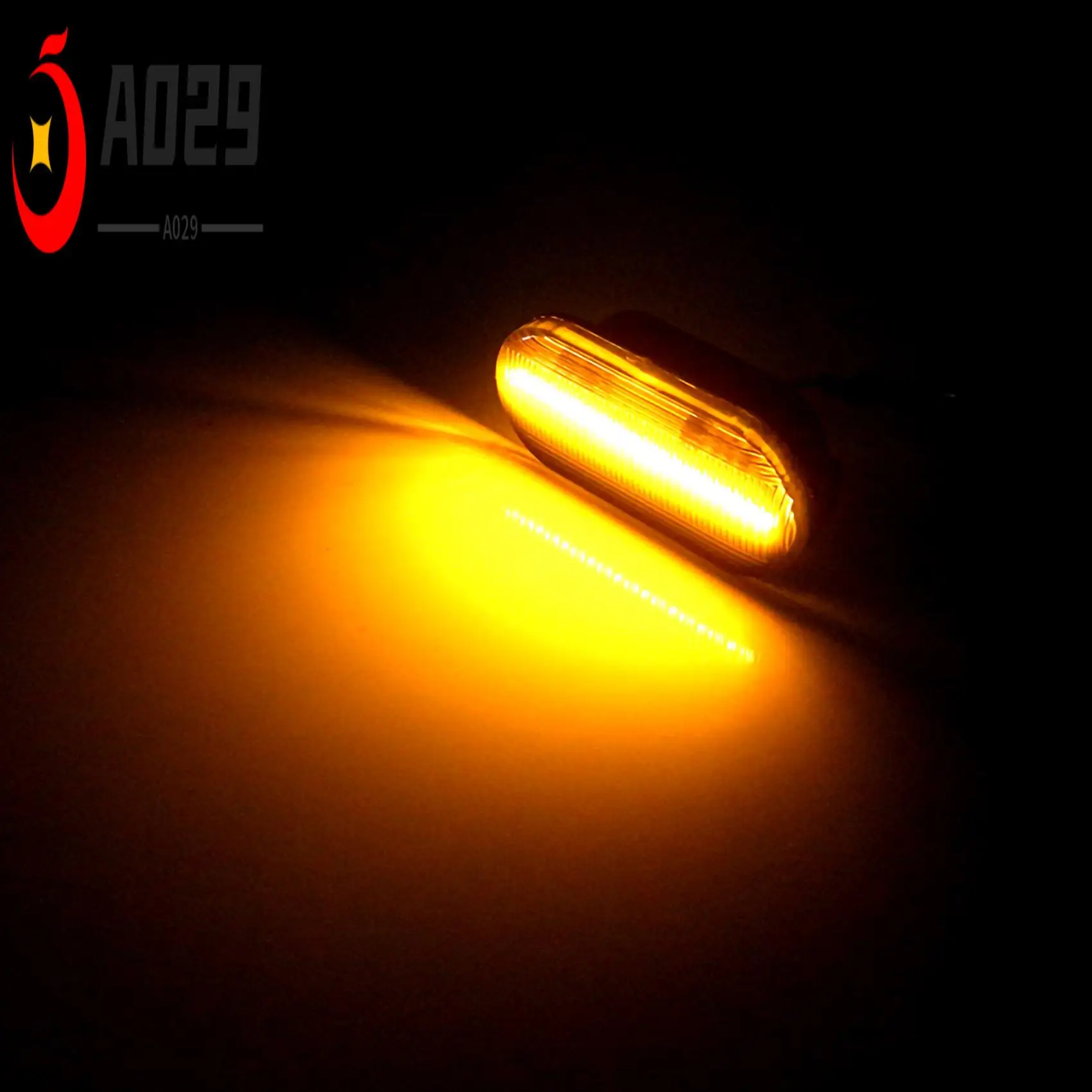 

A029-Car Dynamic Water Light Led Foliate Turn Signal For Bora Golf 3 4 Passat 3Bg Polo Sb6